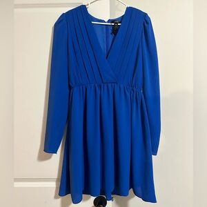 Aqua brand dress new from Bloomingdale’s gorgeous blue color size small